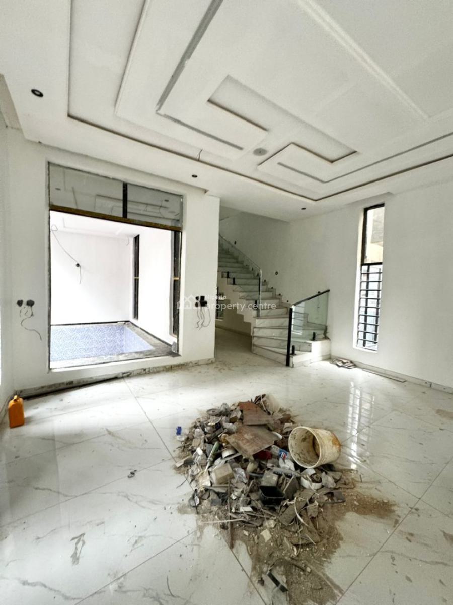 5 Bed Fully-detached Home with Bq & Swimming Pool, Ajah, Lagos, Detached Duplex for Sale