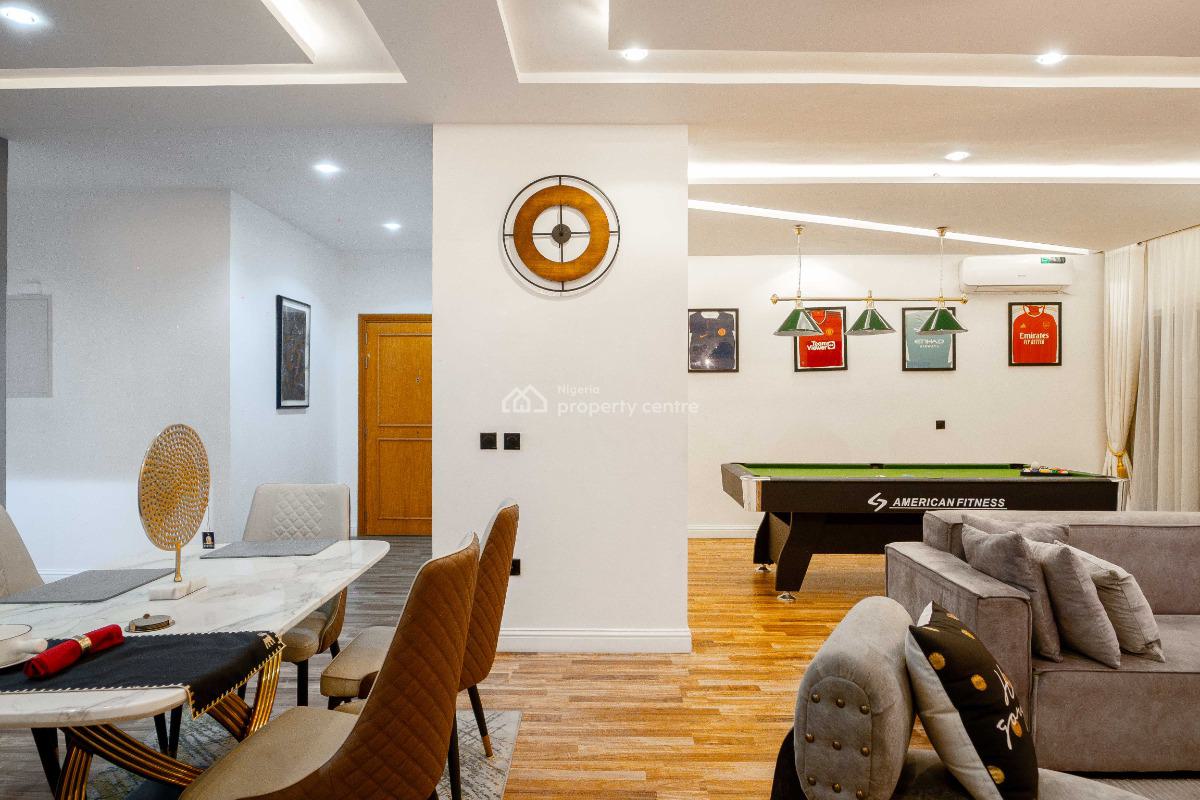 Lovely Three(3) Beds Apartment with Ps5, Snookerboard, Pool & Tennis C, Located at Admiralty Towers, Ikoyi, Lagos, Flat / Apartment Short Let