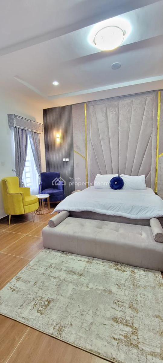 Executive Furnished 4 Bedroom Duplex with Excellent Finishing, Secure Estate By Lbs, Very Close to Bus Stop, Olokonla, Ajah, Lagos, Detached Duplex Short Let