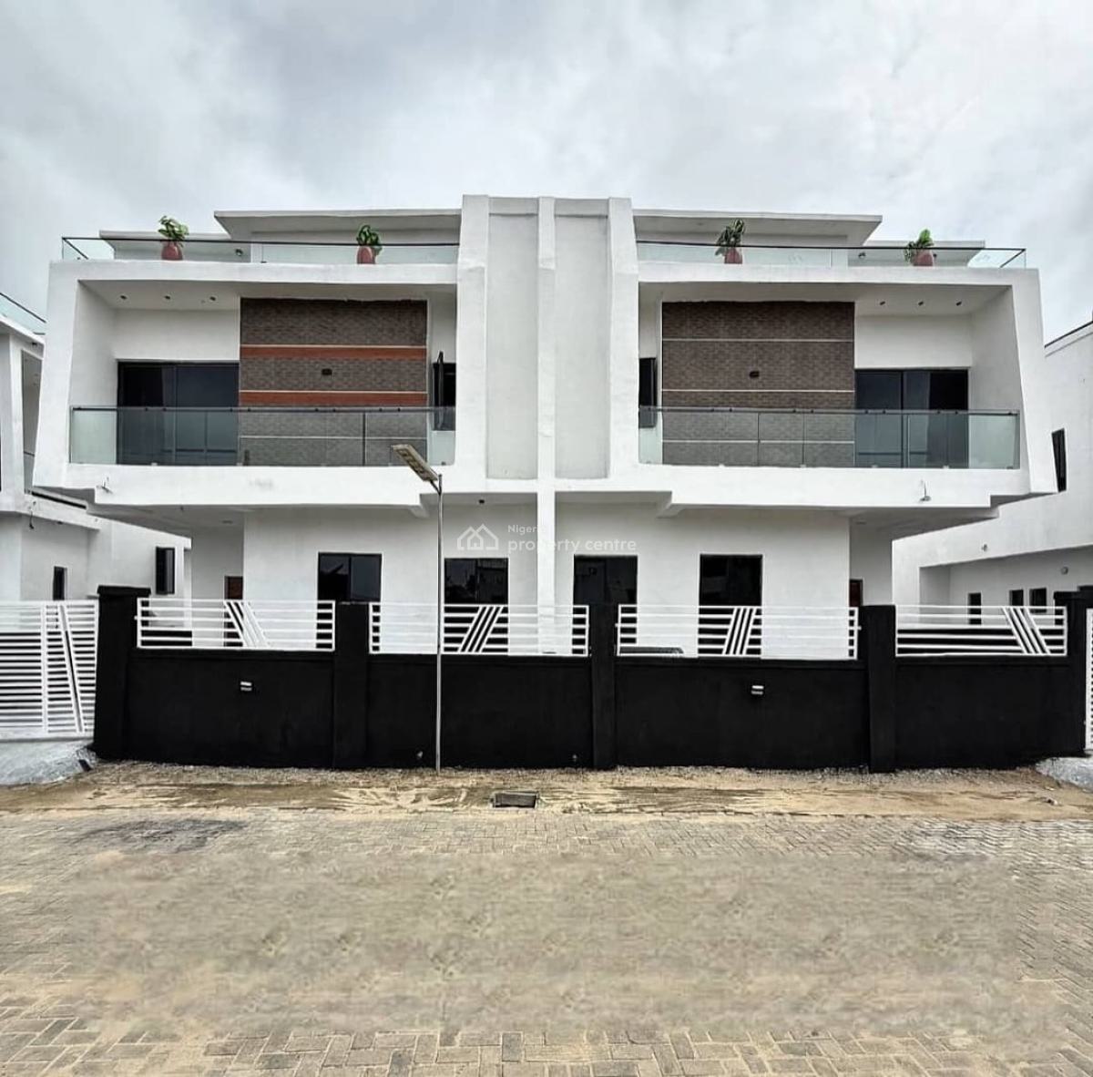 Luxury 4 Bedroom Semi-detached Duplex with Bq, Ajah Lekki, Ajah, Lagos, Detached Duplex for Sale