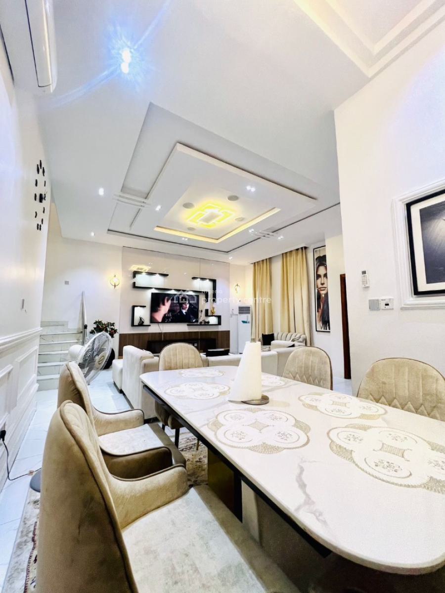 Furnished: 4 Bedroom Semi Detached, Idado, Lekki, Lagos, Semi-detached Duplex for Rent