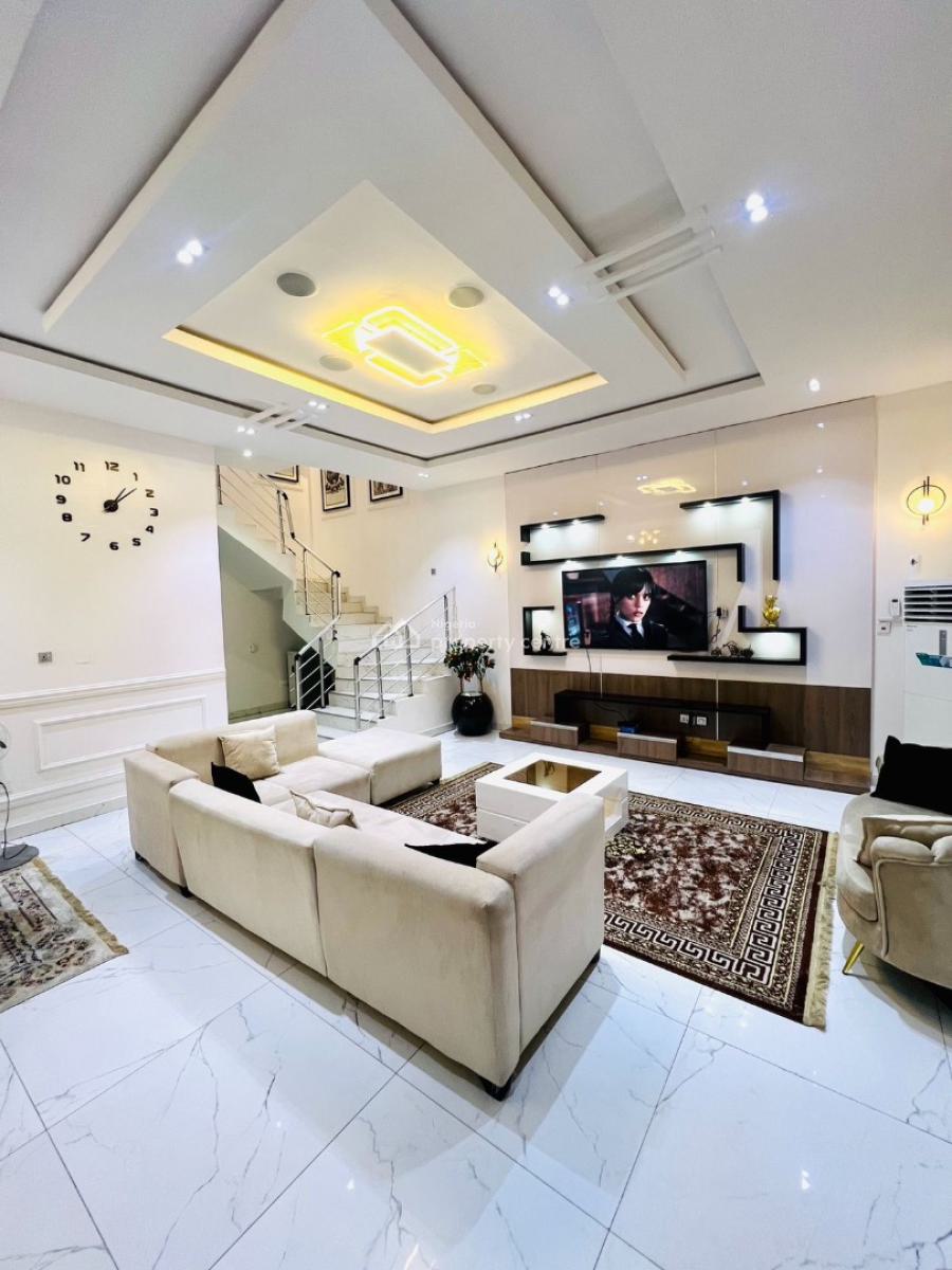 Furnished: 4 Bedroom Semi Detached, Idado, Lekki, Lagos, Semi-detached Duplex for Rent