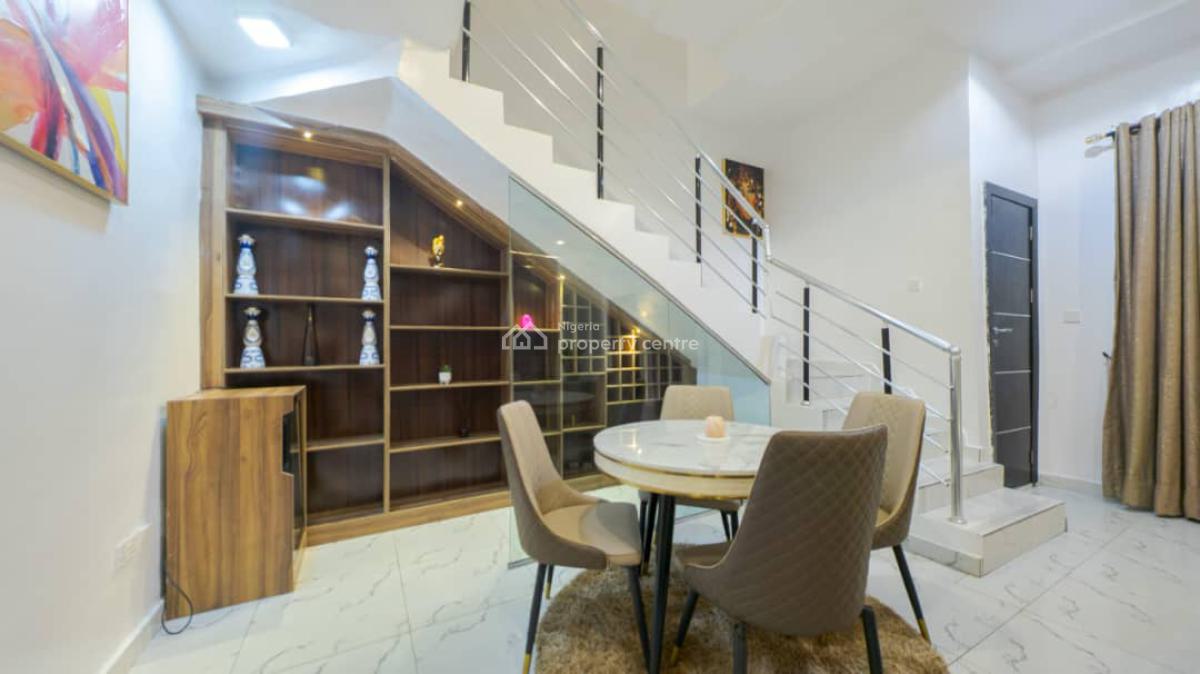 Exquisitely Furnished 4 Bedroom Duplex with Excellent Finishing, Secure Estate By Lbs, Very Close to Bus Stop, Olokonla, Ajah, Lagos, Detached Duplex Short Let