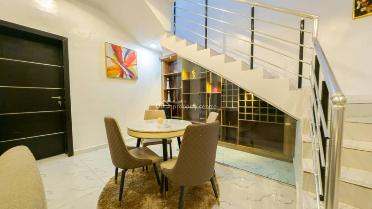 Exquisitely Furnished 4 Bedroom Duplex with Excellent Finishing, Secure Estate By Lbs, Very Close to Bus Stop, Olokonla, Ajah, Lagos, Detached Duplex Short Let