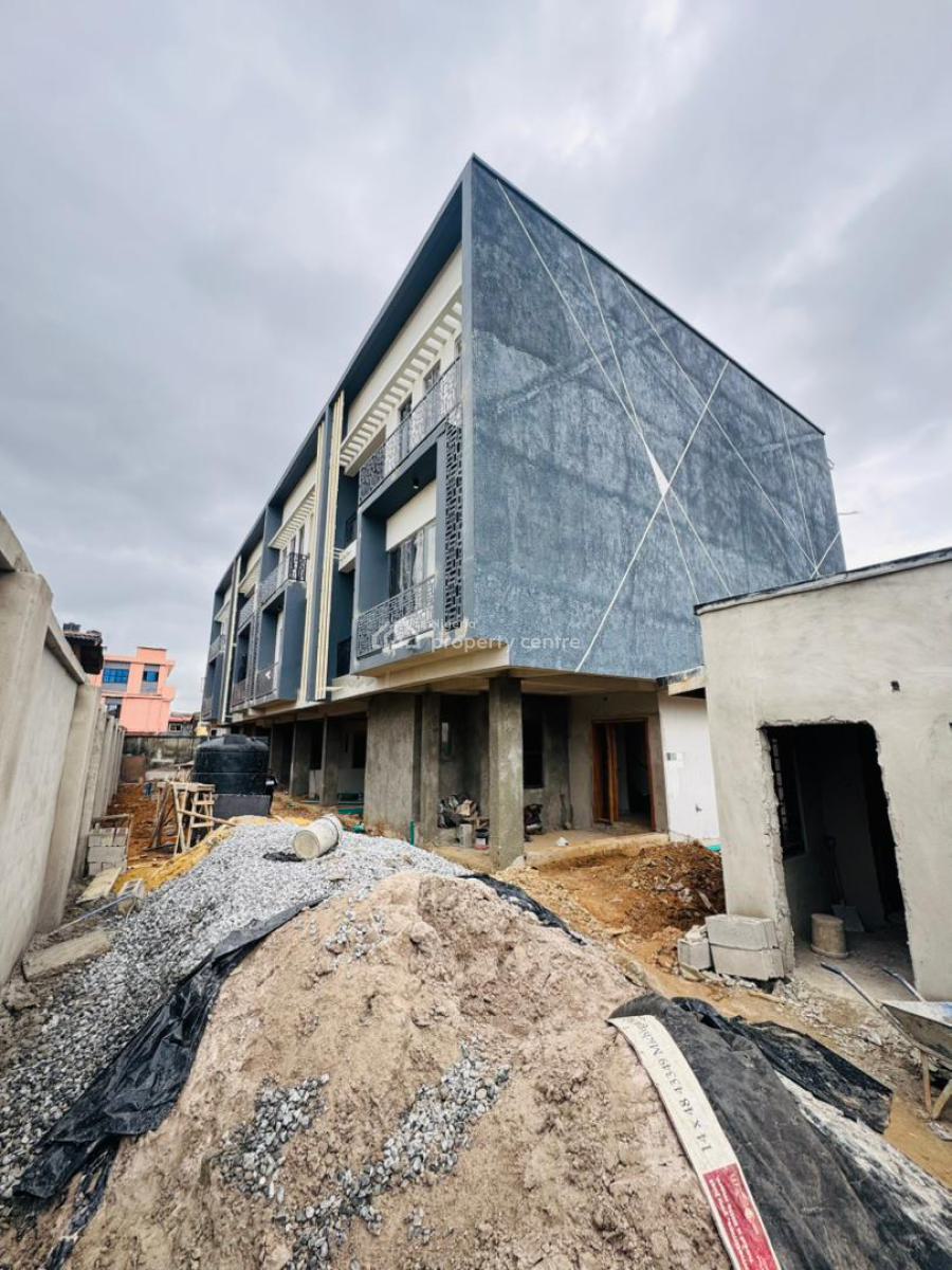 Newly Built 4 Bedroom Terrace Duplex in a Serene Estate, Ogba, Ikeja, Lagos, Terraced Duplex for Sale