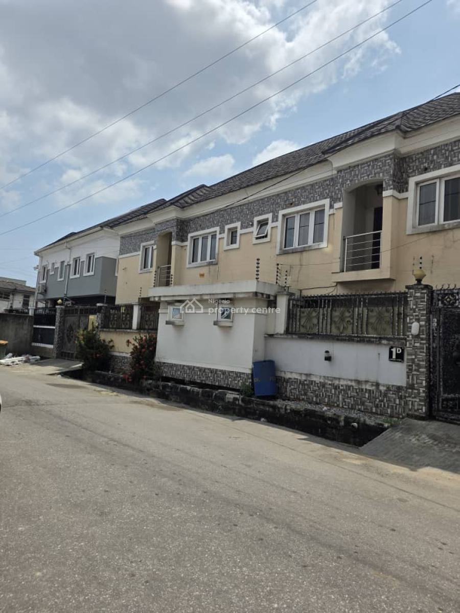 Well-maintained Modern 4-bedroom Semi-detached Duplex with a Bq, Adegoke Estate, Masha, Surulere, Lagos, Semi-detached Duplex for Sale