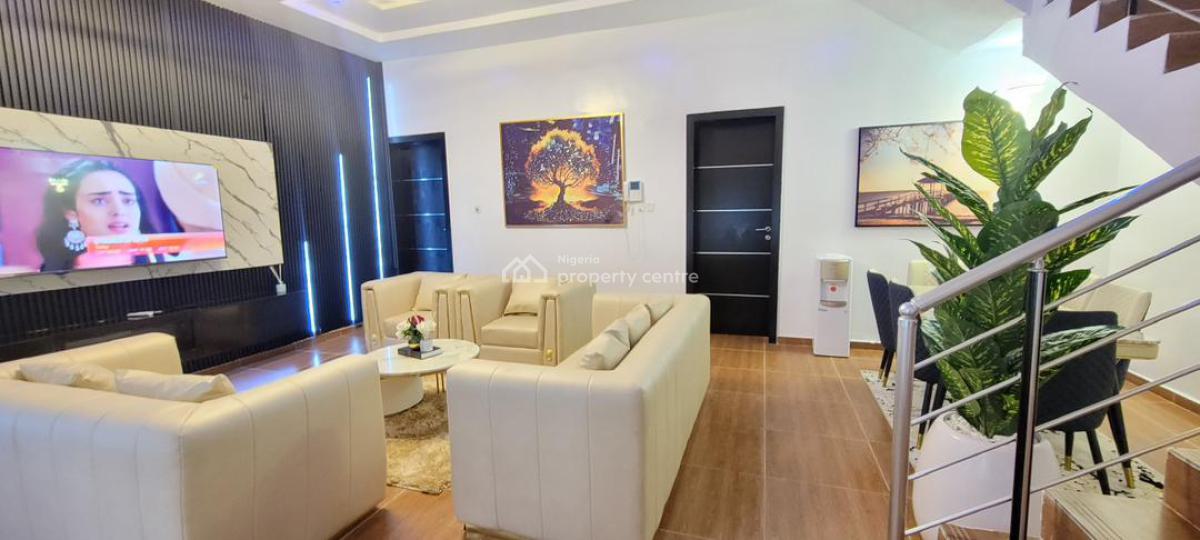 Luxuriously Furnished 4 Bedroom Duplex with Swimming Pool, Olokonla, Ajah, Lagos, Detached Duplex Short Let