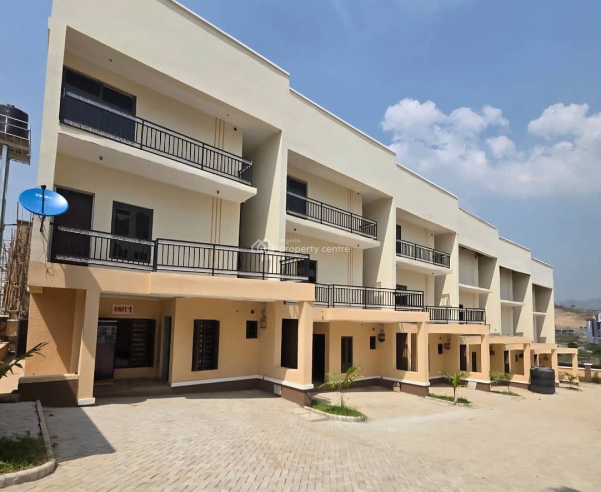 4 Bedrooms Terrace Duplex with Bq, Opp Nicon Junction, Katampe, Abuja, Terraced Duplex for Sale