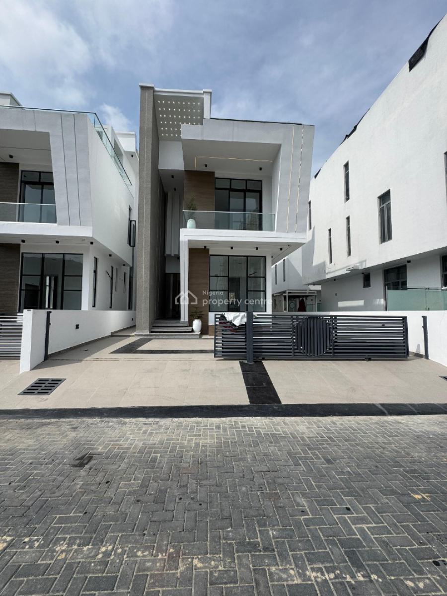 Beautiful 5 Bedroom Detached with Outdoor Pool, Bq , Rooftop, Cinema, Osapa, Lekki, Lagos, Detached Duplex for Sale