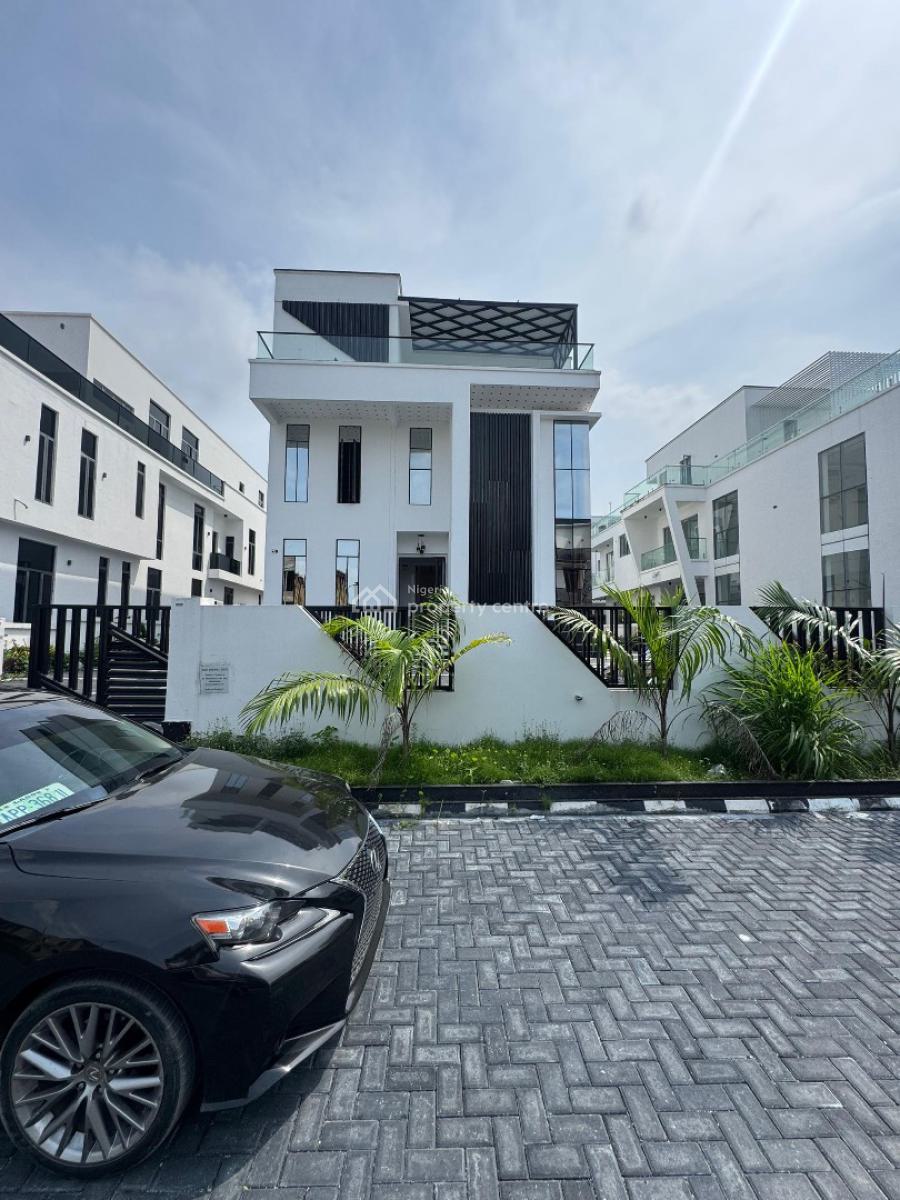 Beautiful 5 Bedroom Detached with Outdoor Pool, Bq , Rooftop, Cinema, Osapa, Lekki, Lagos, Detached Duplex for Sale