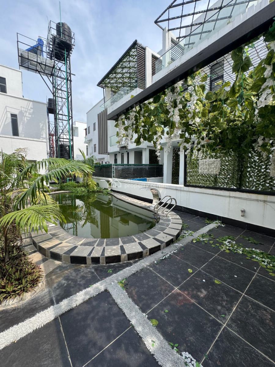 Beautiful 5 Bedroom Detached with Outdoor Pool, Bq , Rooftop, Cinema, Osapa, Lekki, Lagos, Detached Duplex for Sale
