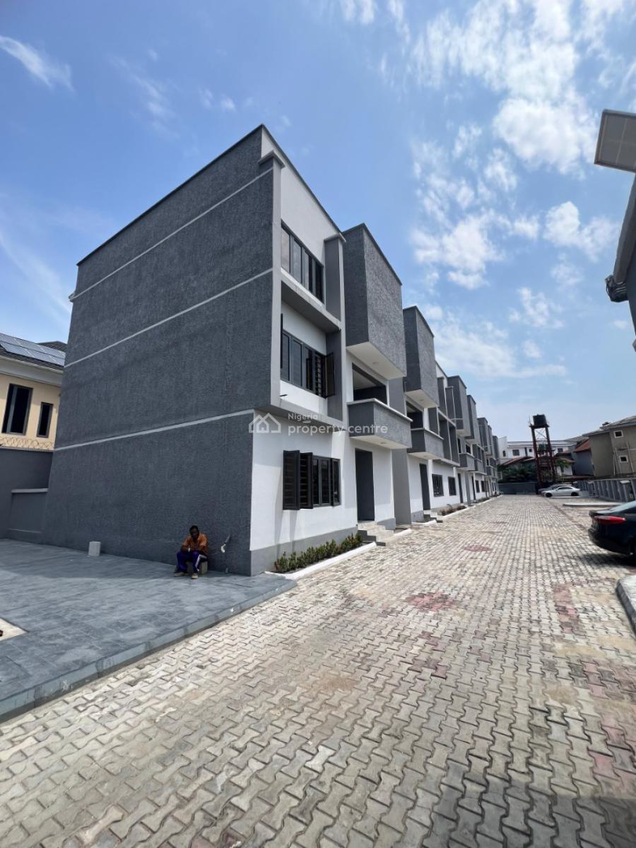 Newly Built 4 Bedroom Terrace Duplex with Bq, Bis, Ologolo, Lekki, Lagos, Terraced Duplex for Sale
