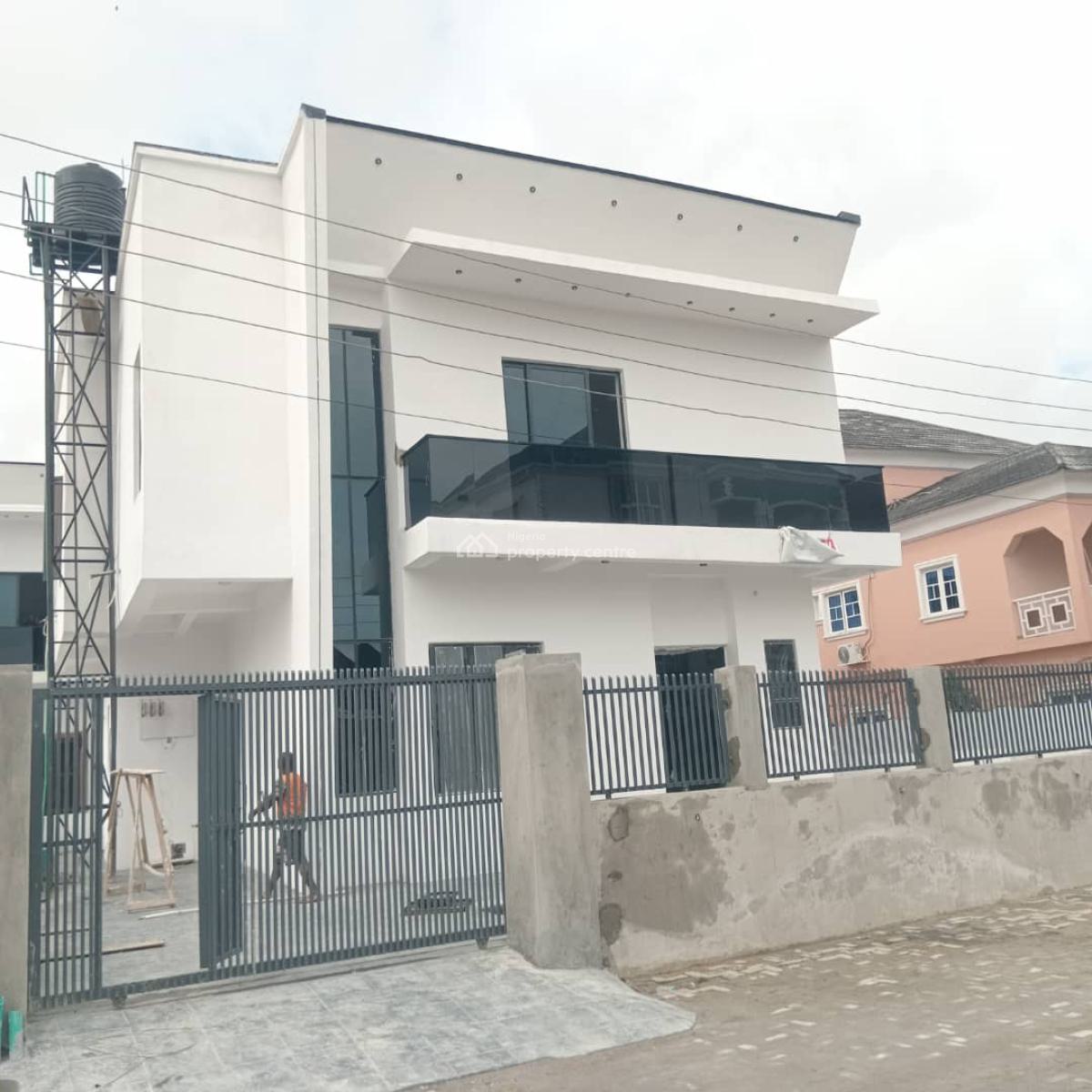 Brand New  Smart 4 Bedroom Fully Detached Luxury Duplex with a Bq, Sangotedo, Ajah, Lagos, Detached Duplex for Sale