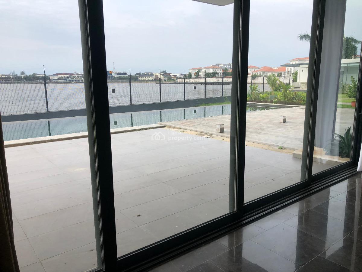 Waterfront Luxury 6 Bedroom Mansion + 4 Bq, Chalet, Swimming Pool, Gym, Banana Island, Ikoyi, Lagos, House for Sale