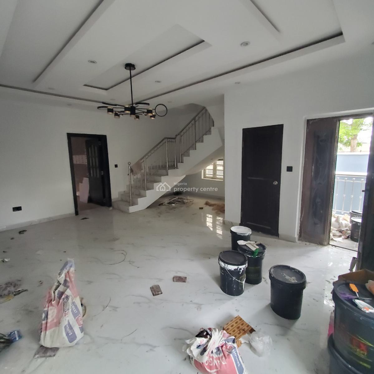 Luxury 3 Bedroom with Bq, Theranex, Sangotedo, Ajah, Lagos, Semi-detached Duplex for Rent