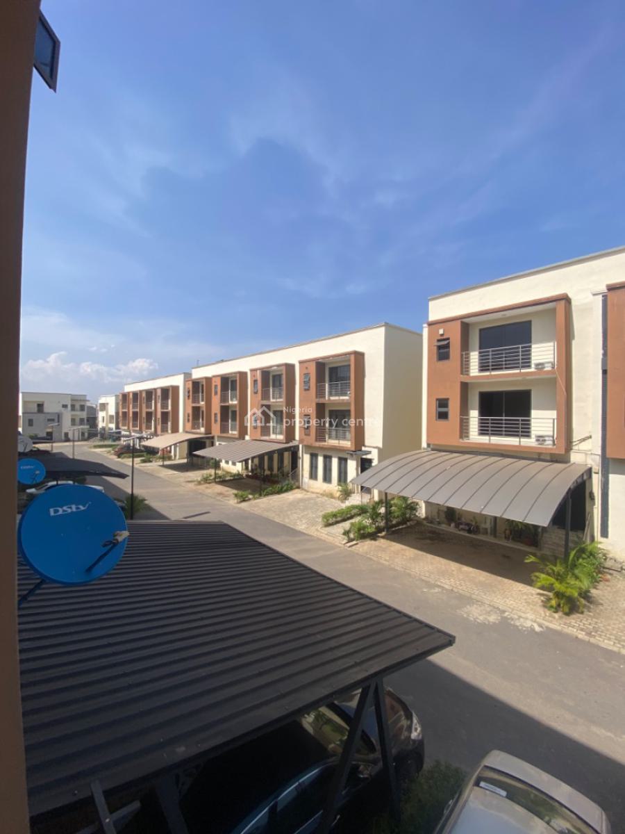 a Brand New 4 Bedroom Terrace Duplex with a Bq, Apo, Abuja, Terraced Duplex for Rent