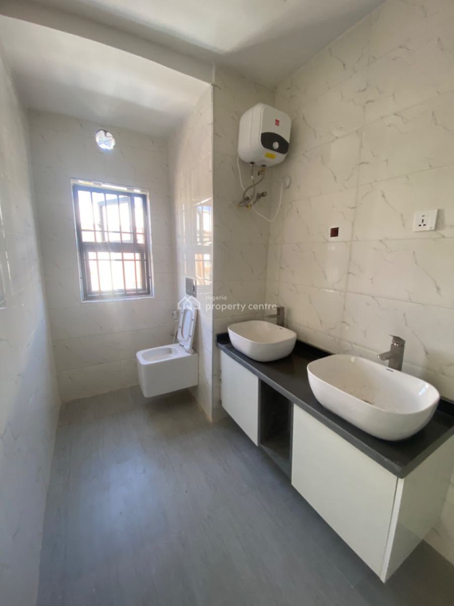 a Brand New 4 Bedroom Terrace Duplex with a Bq, Apo, Abuja, Terraced Duplex for Rent