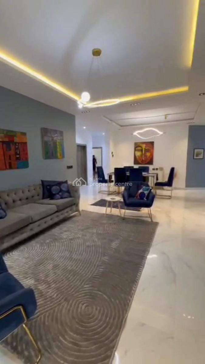 Waterfront Furnished 3bedroom Apartment Upstairs, Banana Island Road, Banana Island, Ikoyi, Lagos, Flat / Apartment for Rent