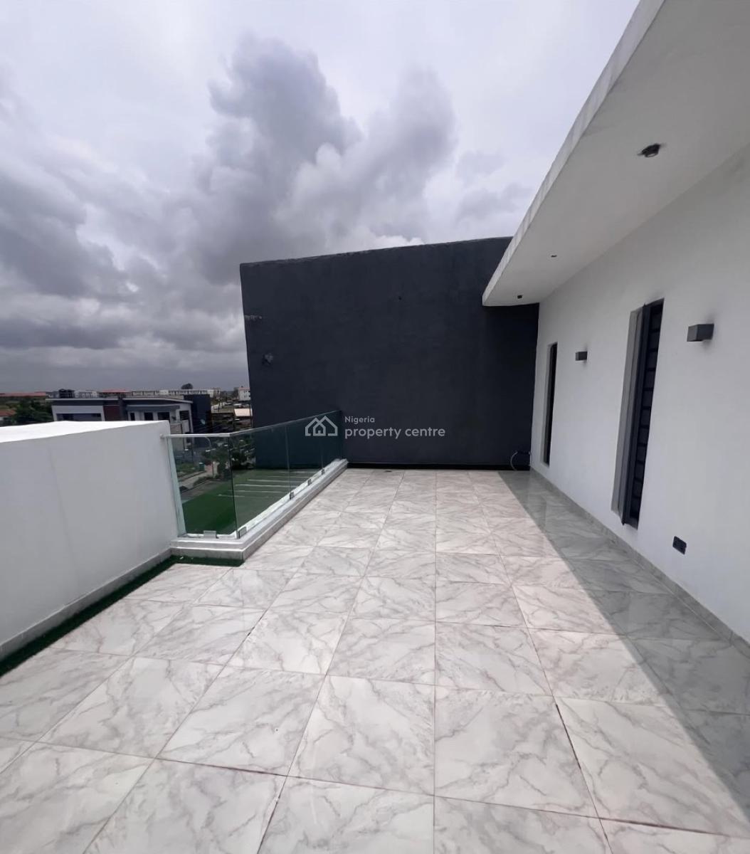 5 Bedroom Semi-detached Duplex with Terraced Rooftop, Osapa, Lekki, Lagos, Semi-detached Duplex for Sale