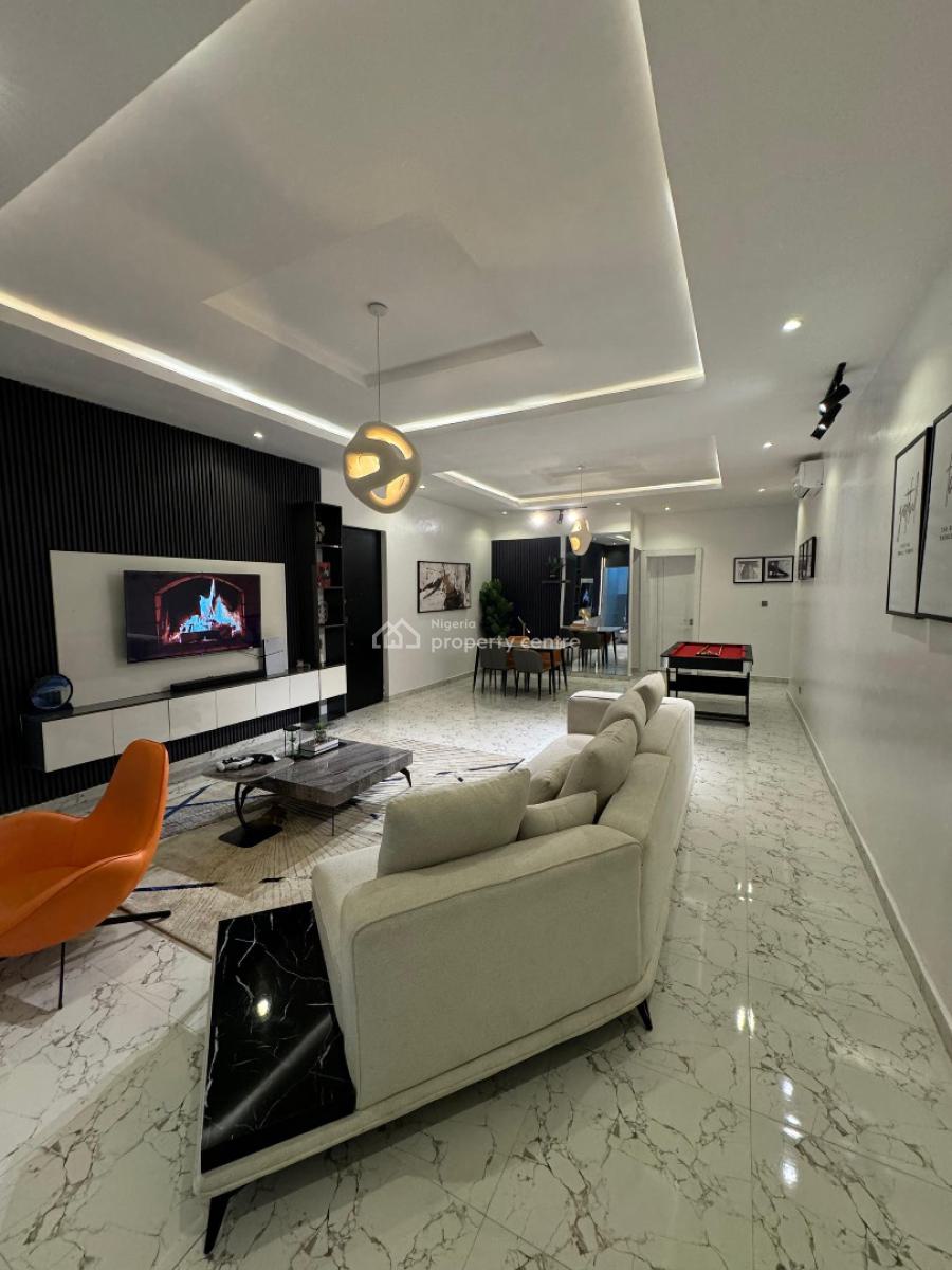Luxurious 4 Bedroom Duplex with Swimming Pool, Gym, Ps5, Snooker Board, Lekki Phase 1, Lekki, Lagos, Flat / Apartment Short Let