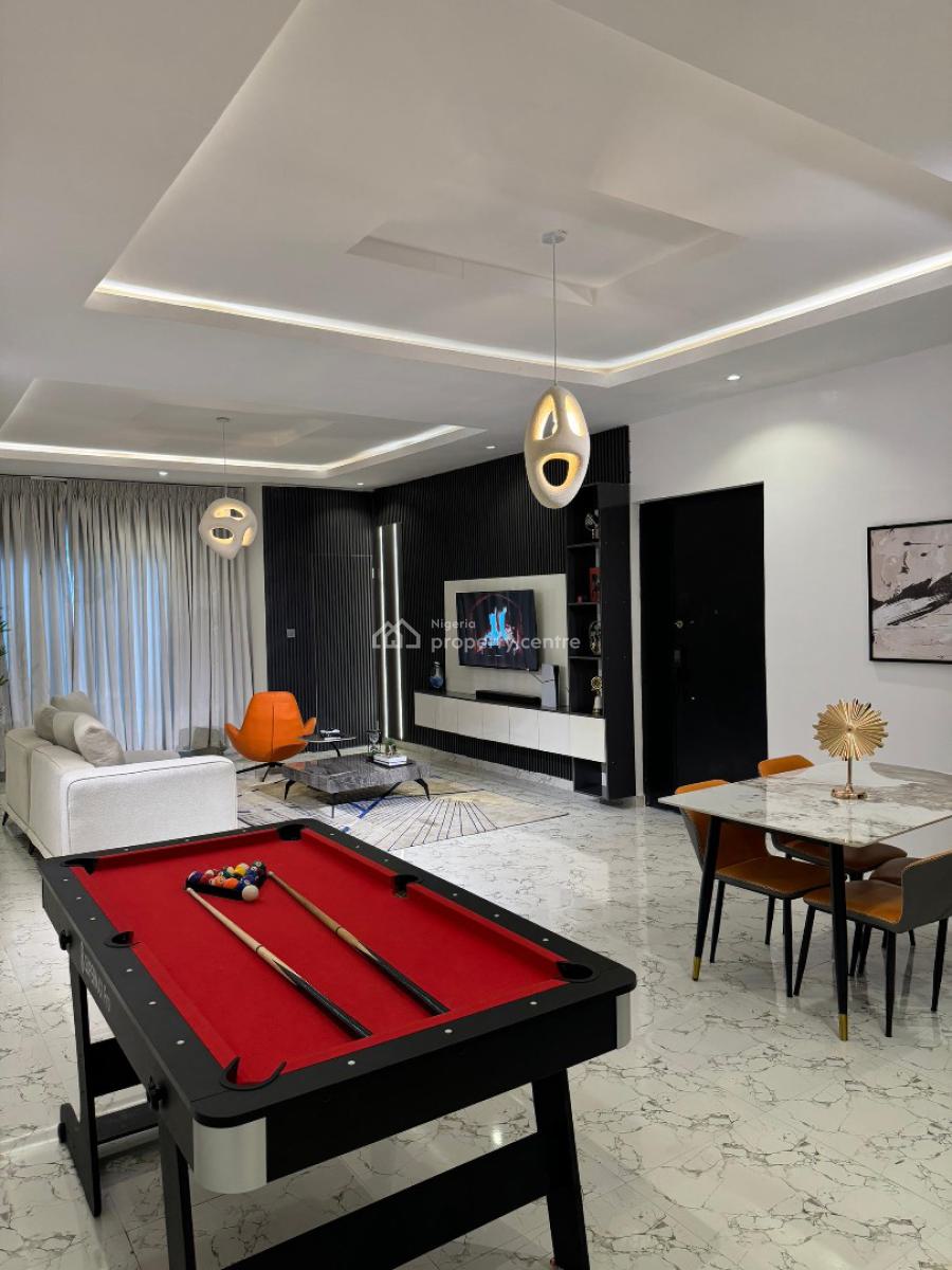 Luxurious 4 Bedroom Duplex with Swimming Pool, Gym, Ps5, Snooker Board, Lekki Phase 1, Lekki, Lagos, Flat / Apartment Short Let