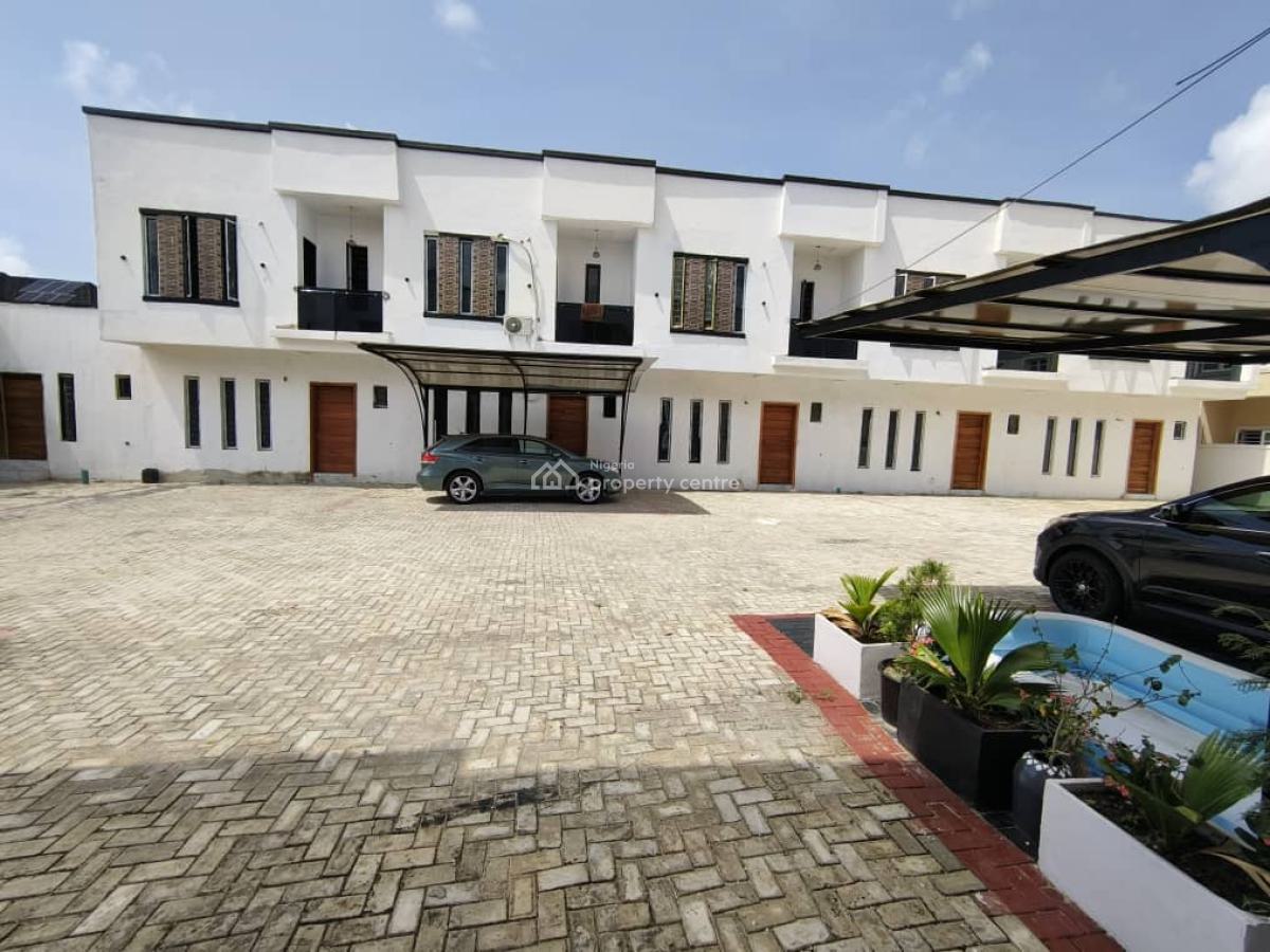 Brand Newly Built Luxury 2 Bedrooms Terrace Duplex with 1-room Bq, Chevron Drive, Lekki, Lagos, Terraced Duplex for Sale