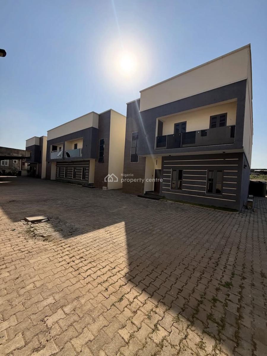 Luxury 4 Bedrooms Spacious Terrace Duplex with Bq., Jabi, Abuja, Terraced Duplex for Rent