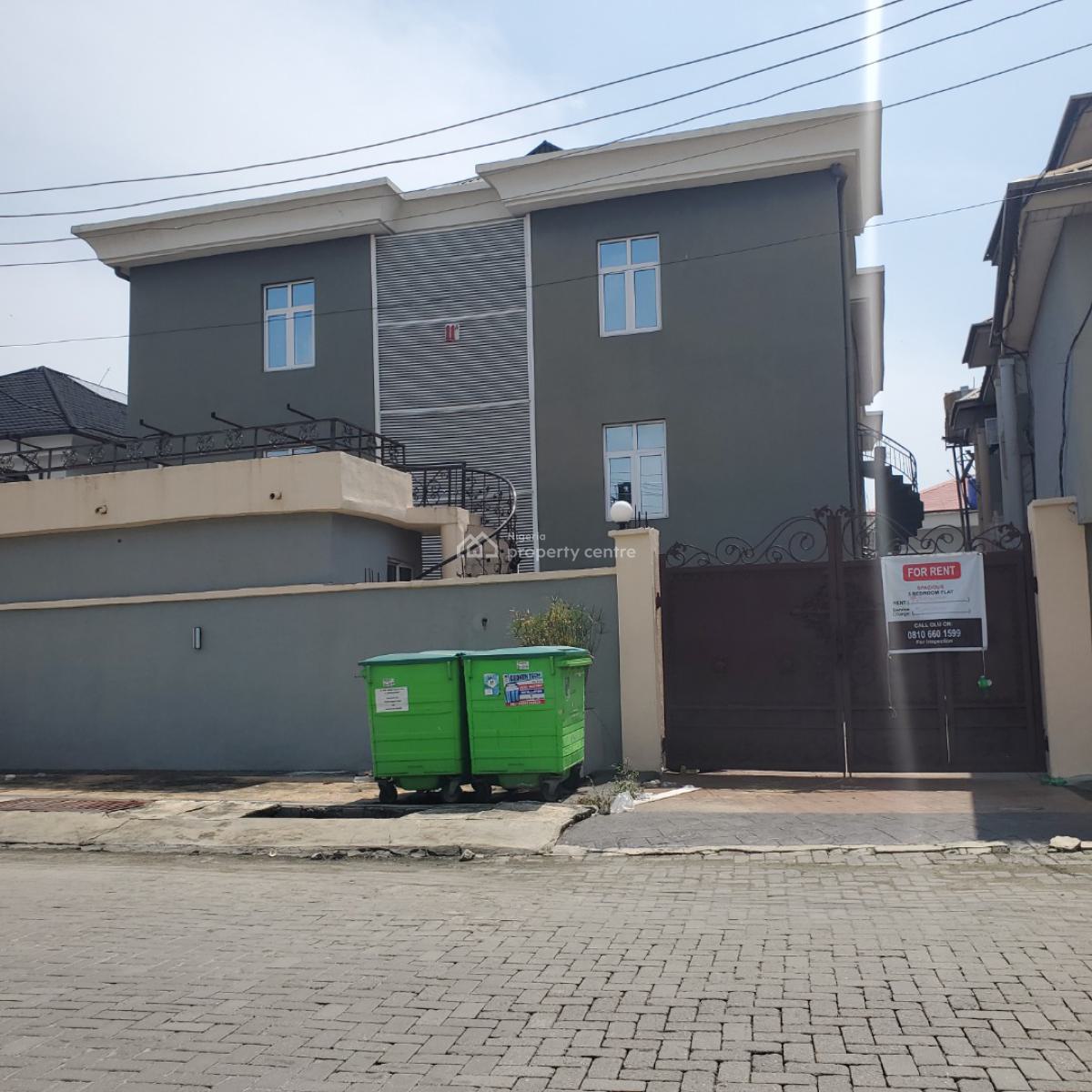 Beautiful 3 Bedroom Apartment Within a Serene Estate, Chevron, Lekki, Lagos, Flat / Apartment for Rent