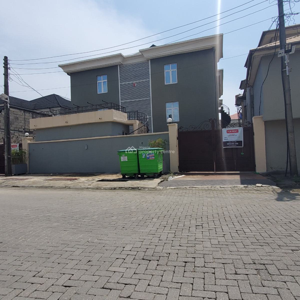 Beautiful 3 Bedroom Apartment Within a Serene Estate, Chevron, Lekki, Lagos, Flat / Apartment for Rent