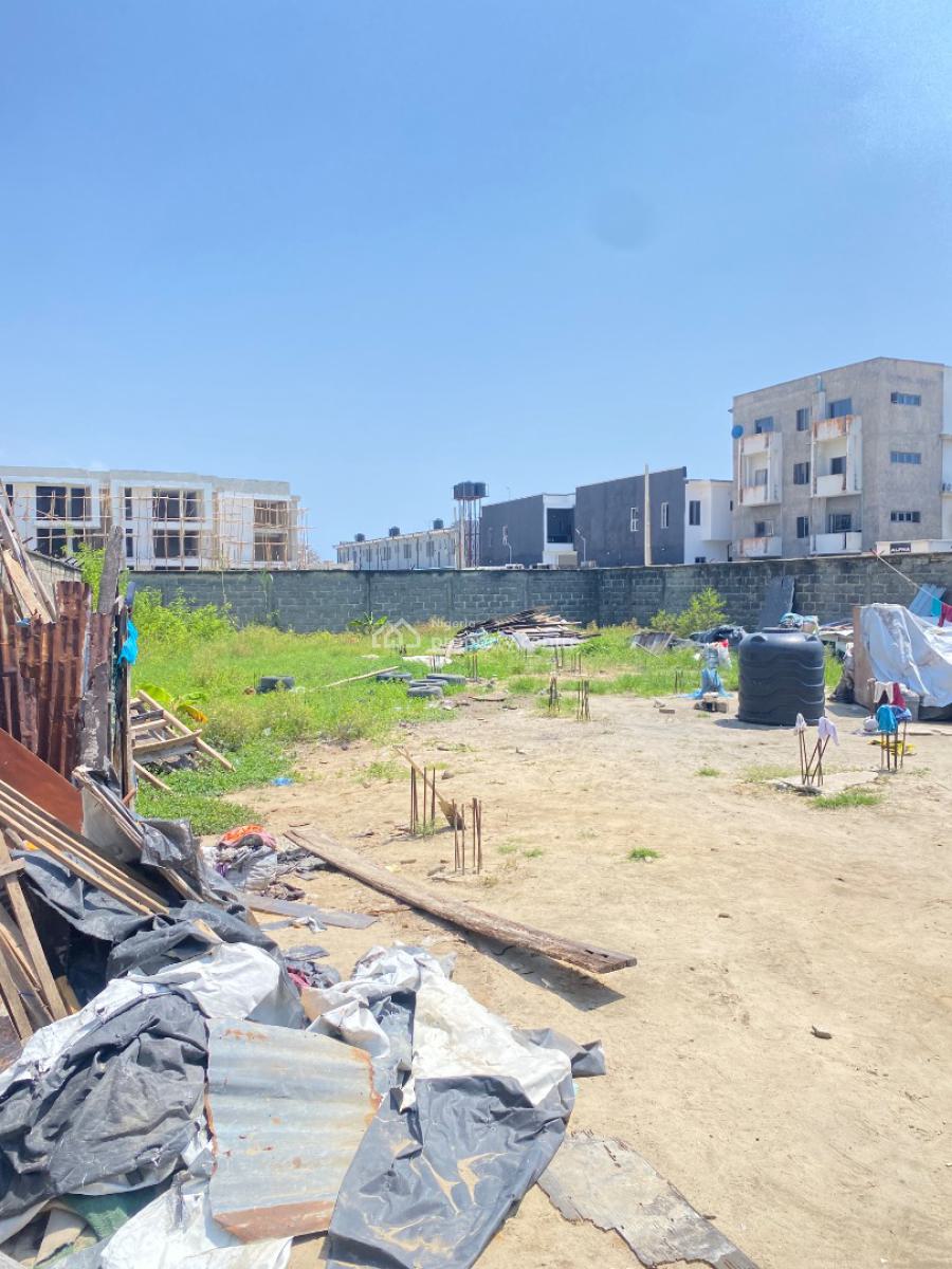 850sqm Cornerpiece Fenced and Gated Land with Governors Consent, Off Alpha Beach Road, Chevron, Lekki, Lagos, Residential Land for Sale