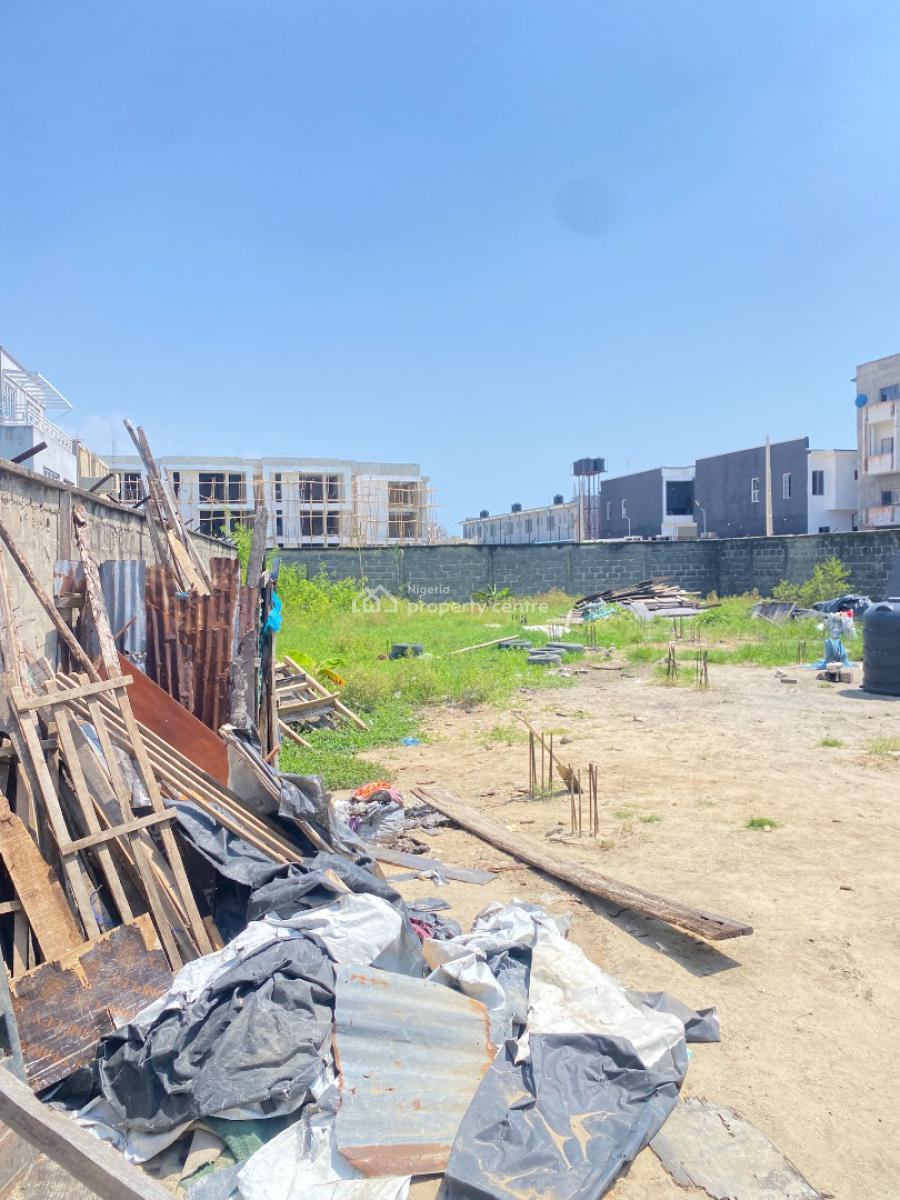850sqm Cornerpiece Fenced and Gated Land with Governors Consent, Off Alpha Beach Road, Chevron, Lekki, Lagos, Residential Land for Sale