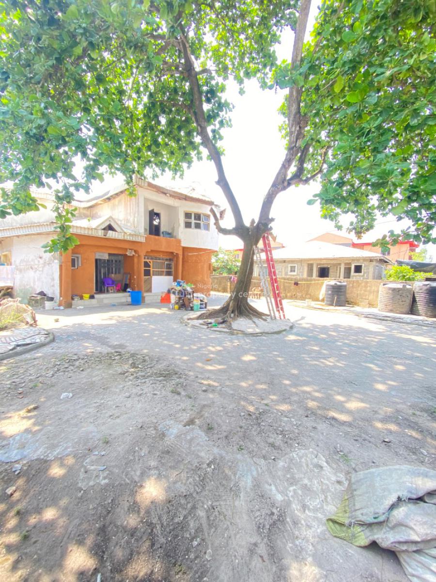 Best Deal Ever! 650sqm Land with an Old Structure, Off Alpha Beach Road, Chevron, Lekki, Lagos, Residential Land for Sale