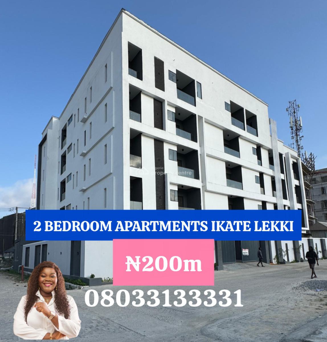 Luxury 2 Bedroom Apartments, Ikate, Lekki, Lagos, Flat / Apartment for Sale