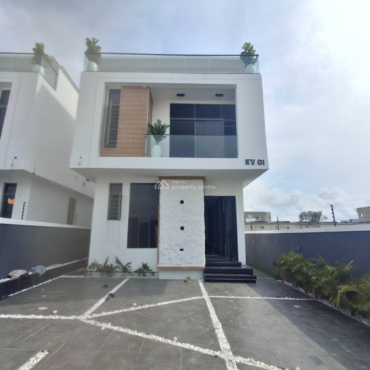 Five Bedroom Fully Detached Duplex, Orchid Road, Lafiaji, Lekki, Lagos, Detached Duplex for Sale