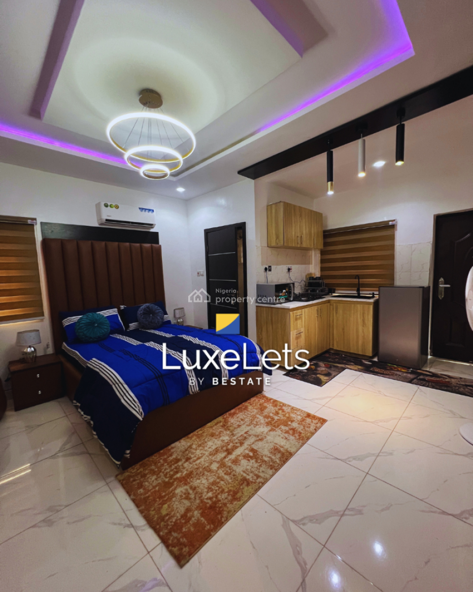 Convenient Studio Apartment with Modern Furnishing, Surulere, Lagos, Flat / Apartment Short Let