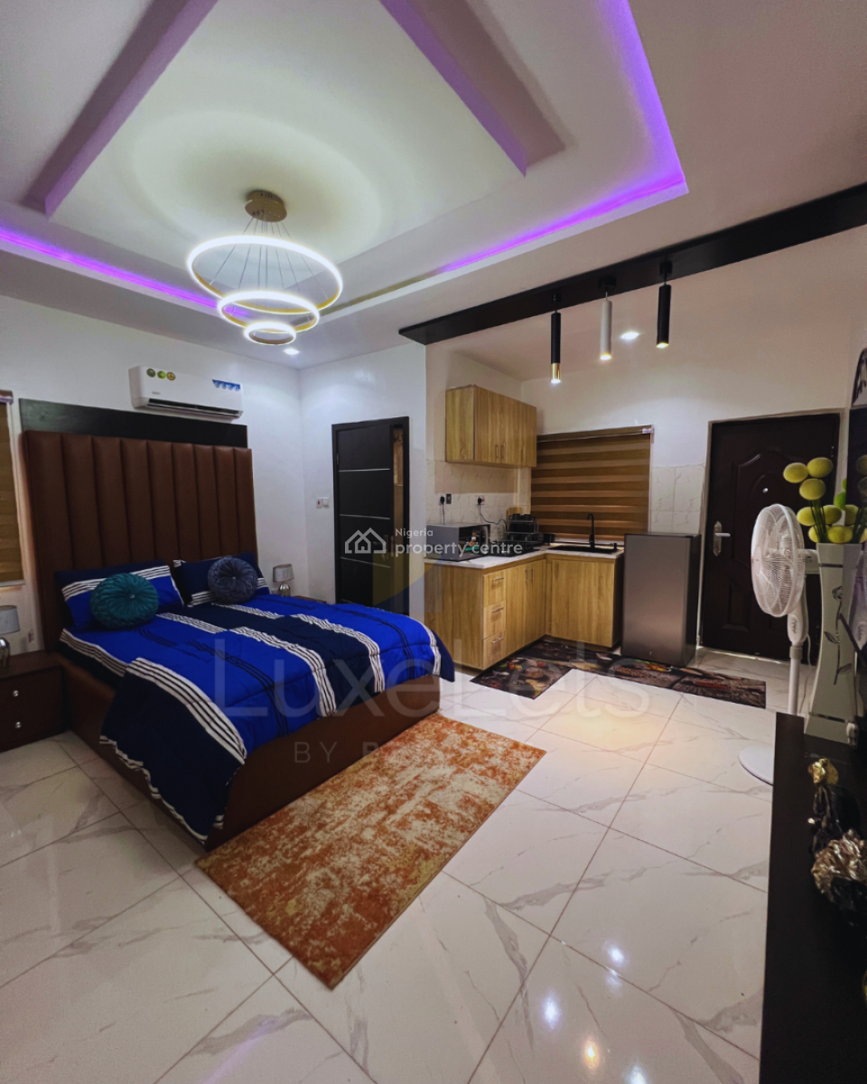 Convenient Studio Apartment with Modern Furnishing, Surulere, Lagos, Flat / Apartment Short Let
