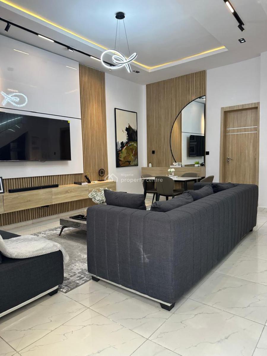 Luxury 4 Fully Funished Duplex with Bq, Orchid Road, Lekki, Lagos, Terraced Duplex for Rent