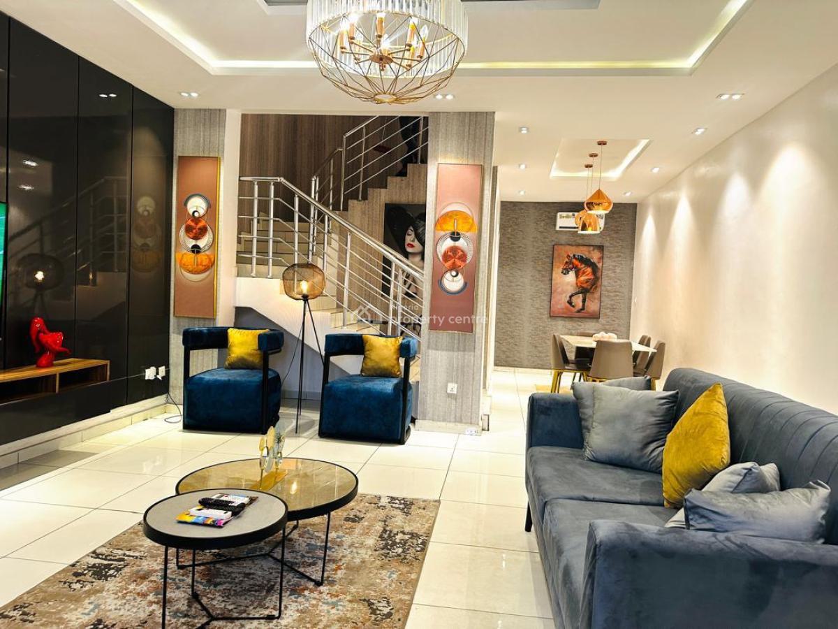 Luxury Cozy 4 Bedrooms Serviced and Furnished Apartment, Lekki Phase 1, Lekki, Lagos, Flat / Apartment Short Let