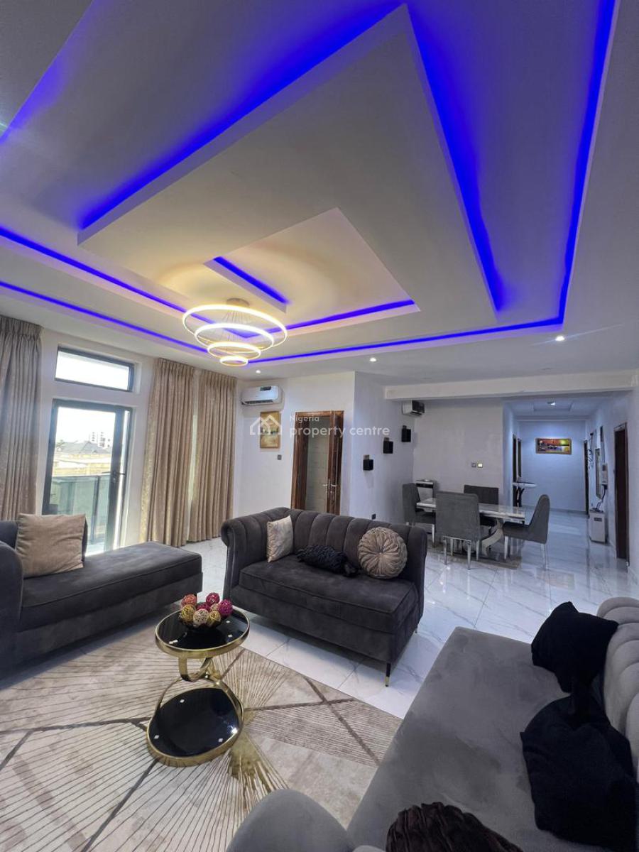 Furnished Apartment 3-bedroom Flat, Ikate, Lekki, Lagos, Flat / Apartment for Rent