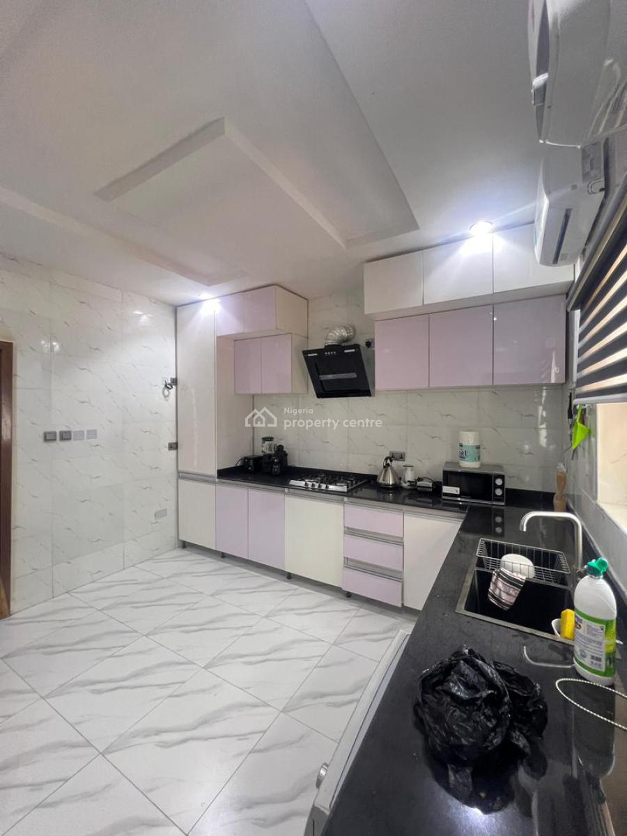 Furnished Apartment 3-bedroom Flat, Ikate, Lekki, Lagos, Flat / Apartment for Rent