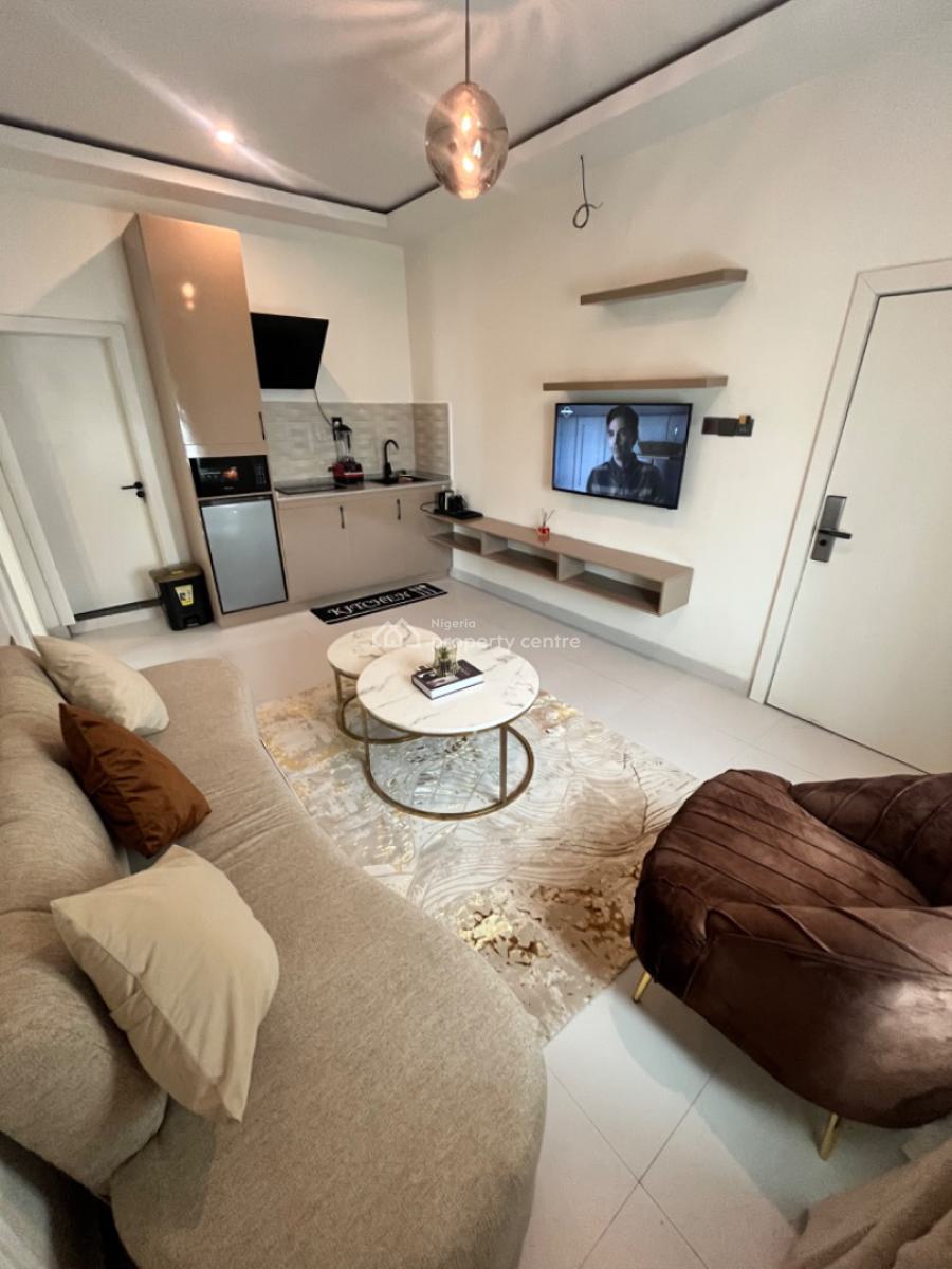 Stylish and Elegant 1 Bedroom Apartment, Canal West Estate, Osapa, Lekki, Lagos, Mini Flat (room and Parlour) Short Let