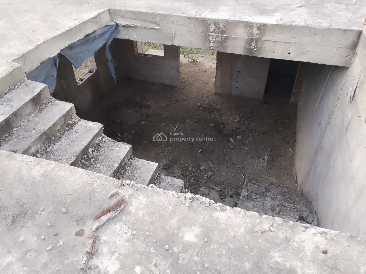 Block of 3 (two Bedroom Terrace) Carcass, Scc Road, Ushafa, Bwari, Abuja, Terraced Duplex for Sale