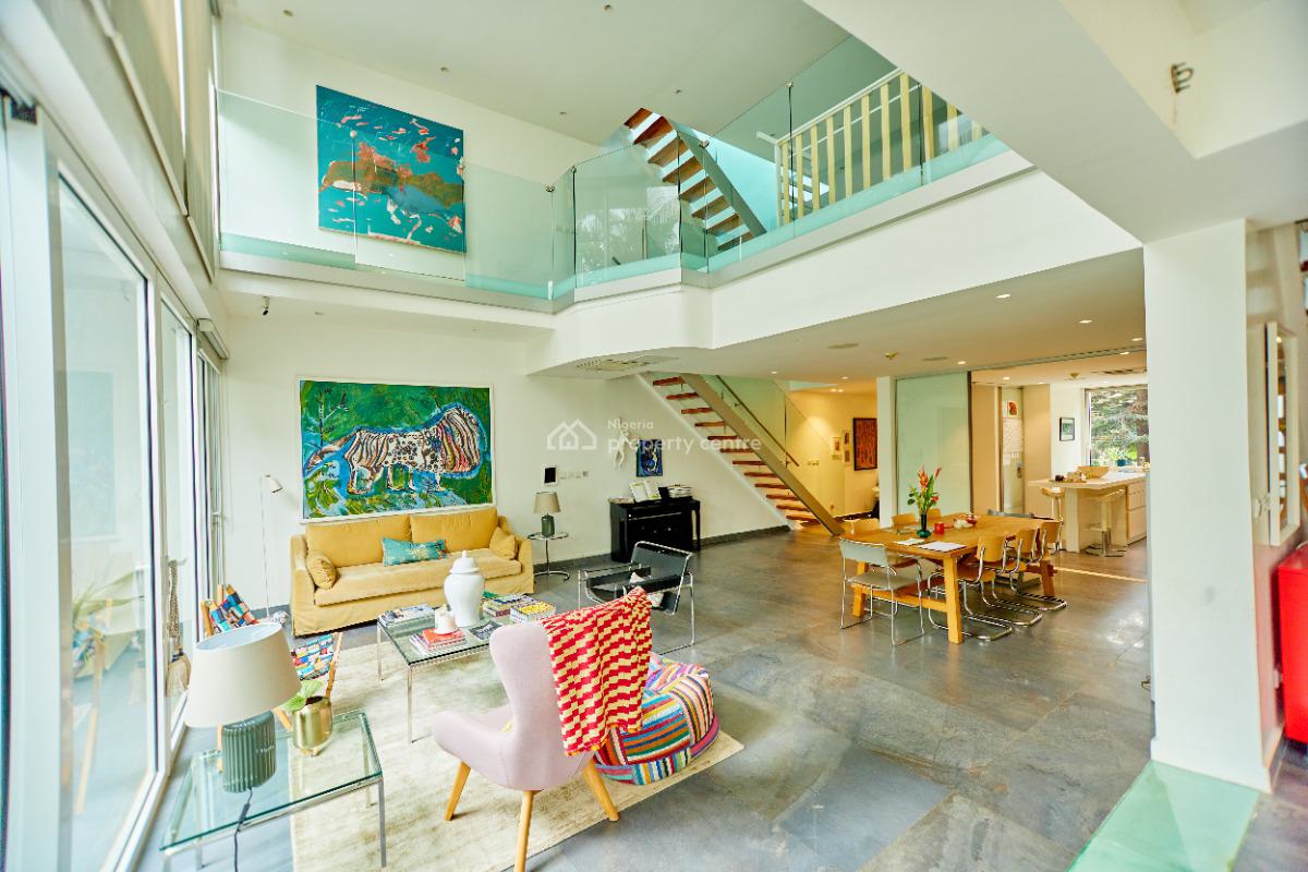 Luxurious Smart Home 4 Bedroom Terrance Duplex with 2 Room Bq & Pool, Ikoyi, Lagos, Terraced Duplex for Rent