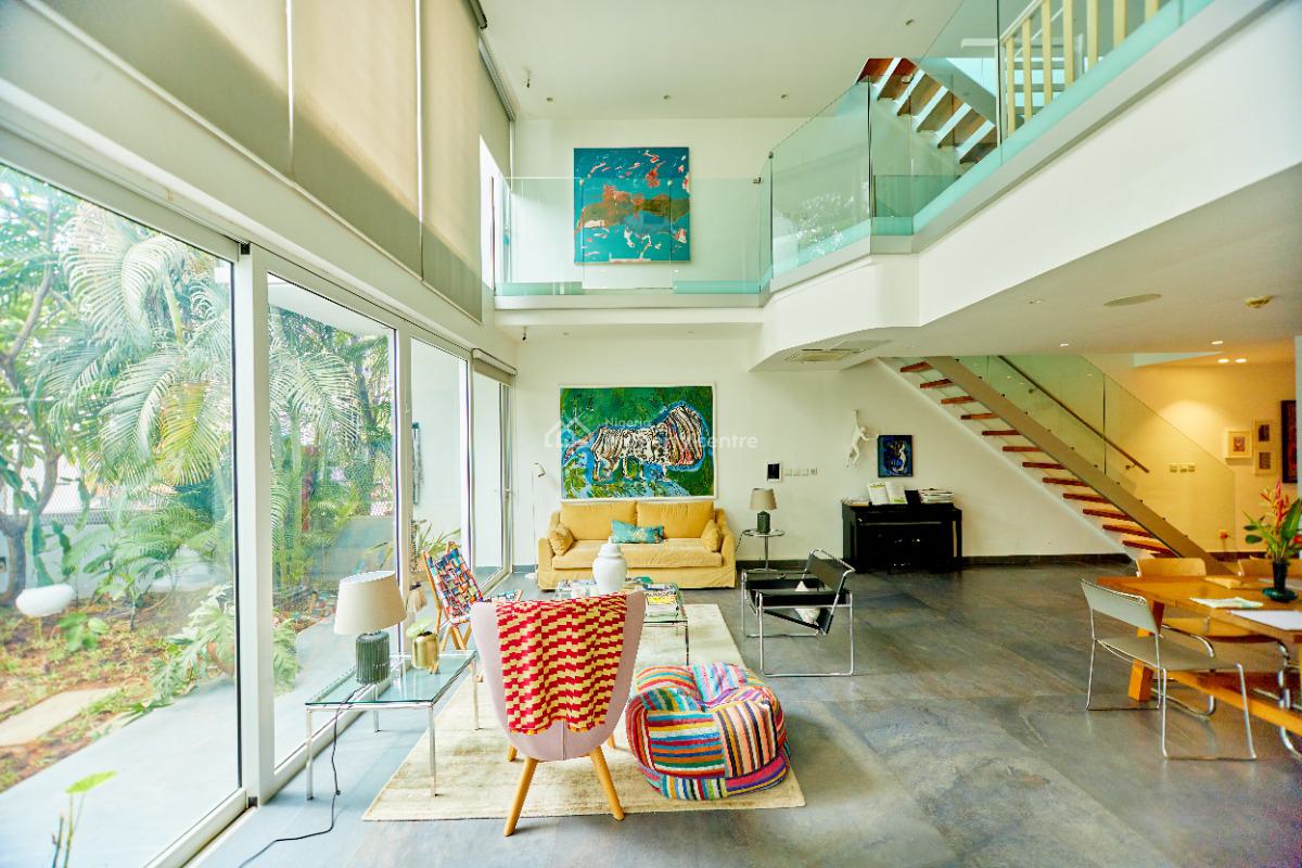 Luxurious Smart Home 4 Bedroom Terrance Duplex with 2 Room Bq & Pool, Ikoyi, Lagos, Terraced Duplex for Rent