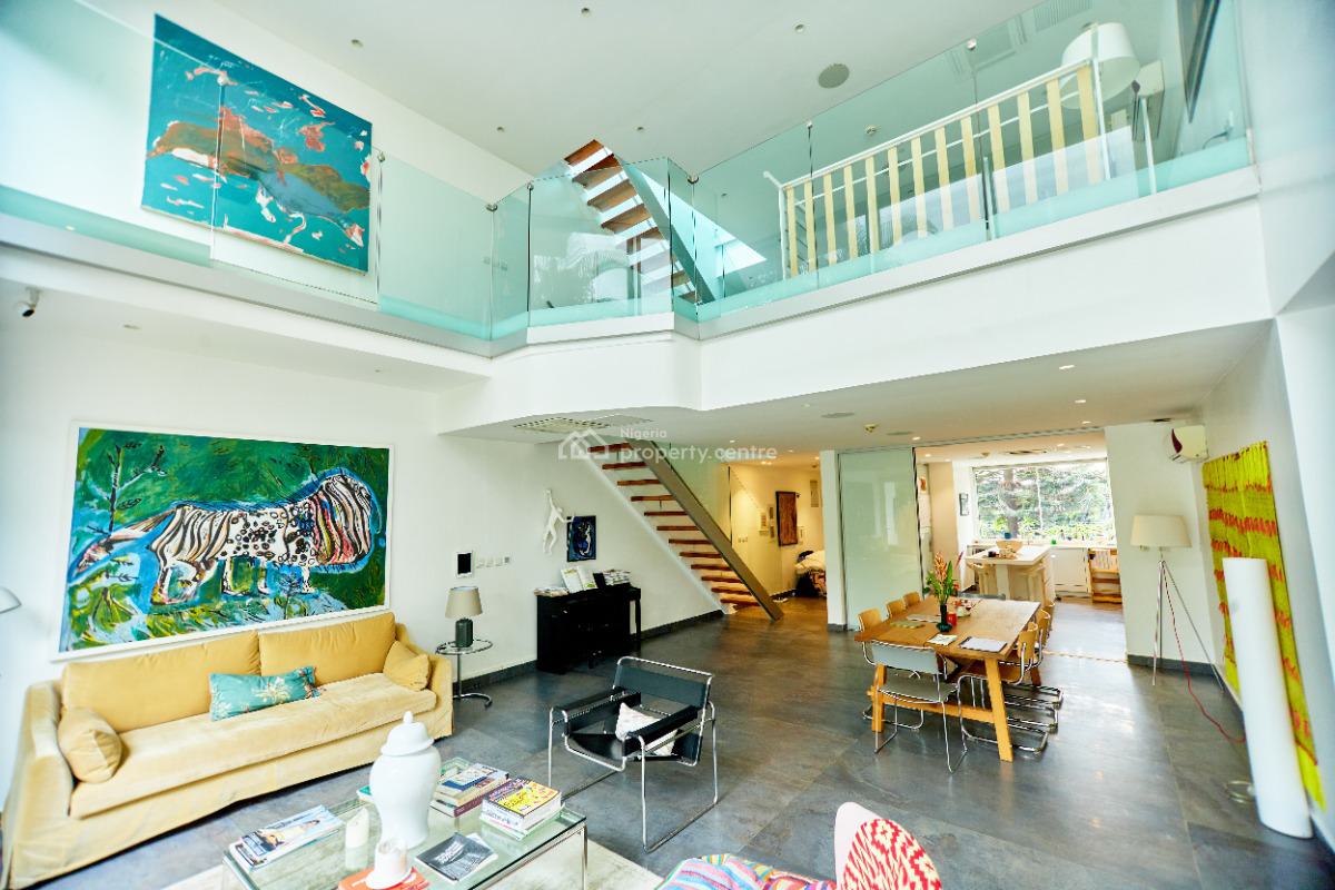 Luxurious Smart Home 4 Bedroom Terrance Duplex with 2 Room Bq & Pool, Ikoyi, Lagos, Terraced Duplex for Rent