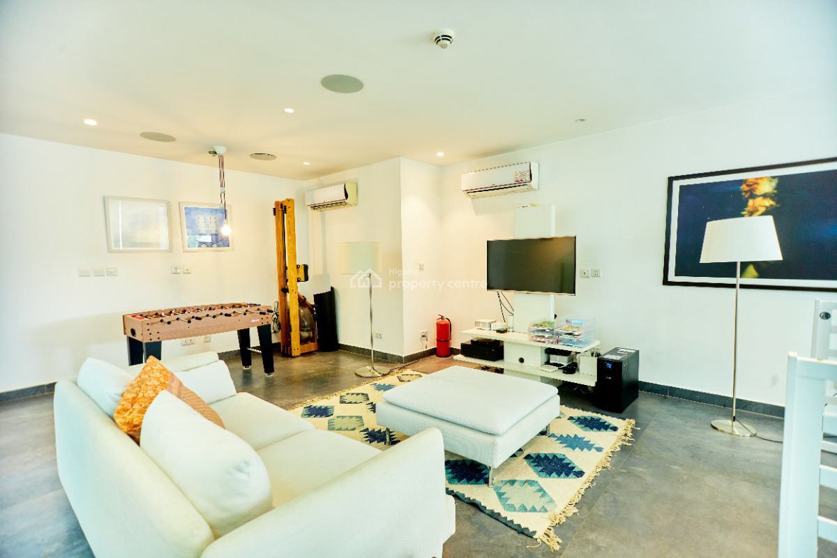Luxurious Smart Home 4 Bedroom Terrance Duplex with 2 Room Bq & Pool, Ikoyi, Lagos, Terraced Duplex for Rent