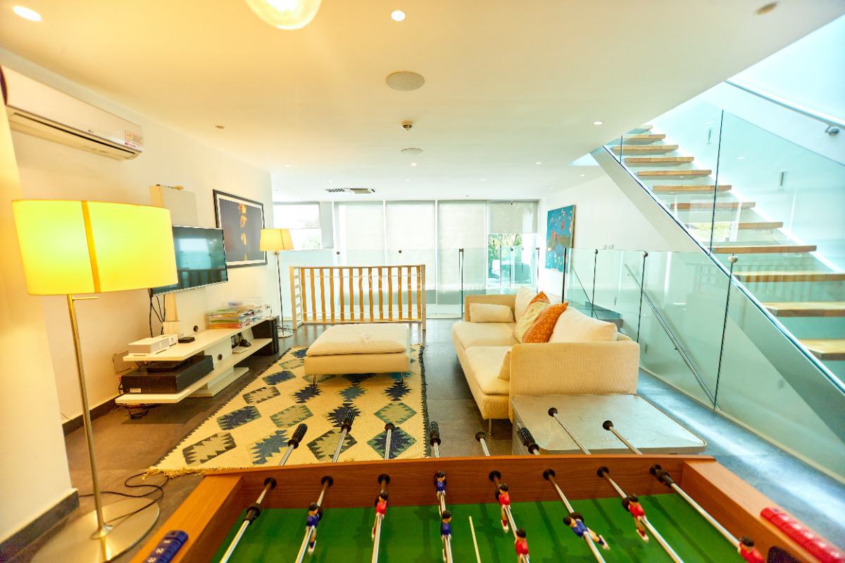 Luxurious Smart Home 4 Bedroom Terrance Duplex with 2 Room Bq & Pool, Ikoyi, Lagos, Terraced Duplex for Rent