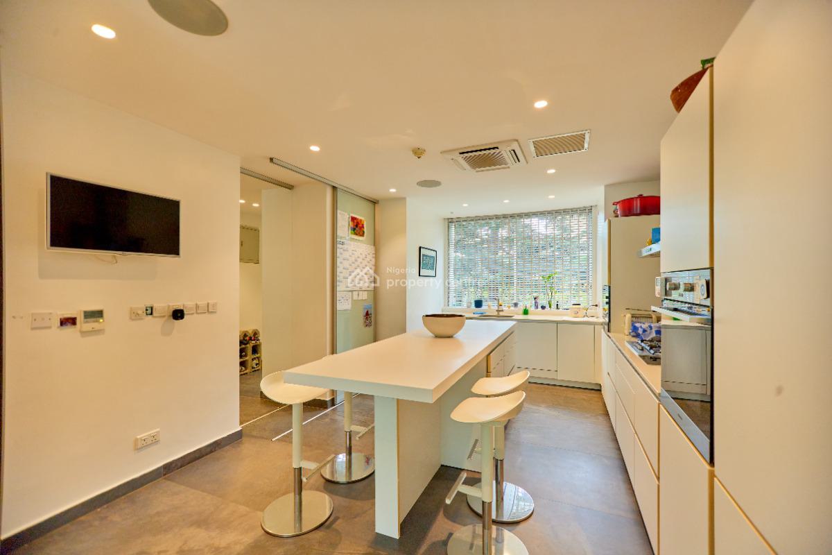 Luxurious Smart Home 4 Bedroom Terrance Duplex with 2 Room Bq & Pool, Ikoyi, Lagos, Terraced Duplex for Rent