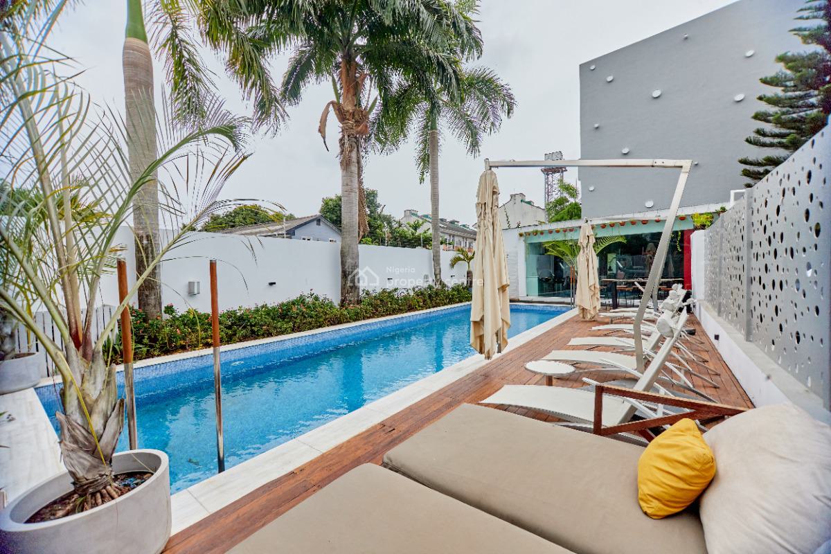 Luxurious Smart Home 4 Bedroom Terrance Duplex with 2 Room Bq & Pool, Ikoyi, Lagos, Terraced Duplex for Rent