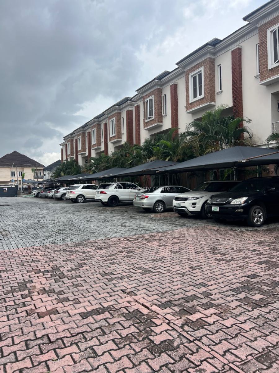 Spacious 4 Bedroom Terrace Duplex with Bq, Chevron Drive, Lekki Phase 1, Lekki, Lagos, Terraced Duplex for Rent